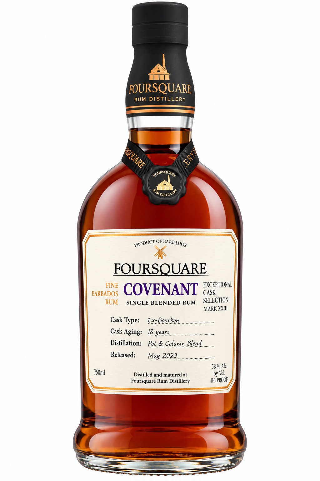 FOURSQUARE RUM COVENANT 18A 58% 70CL